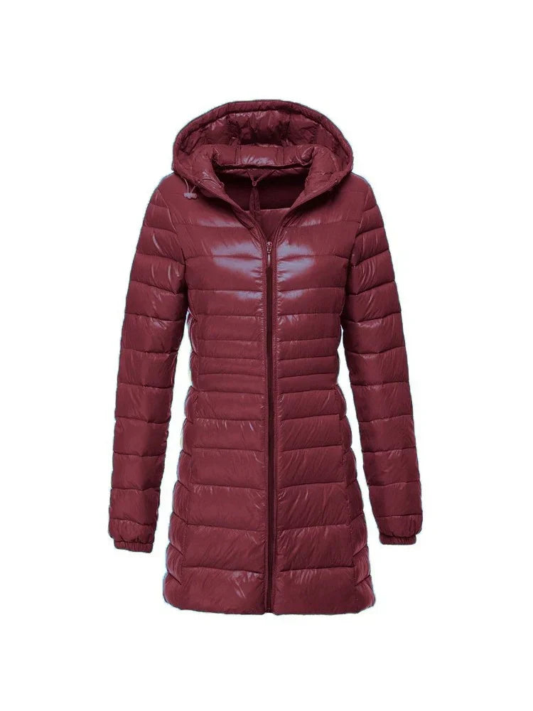 Adele – Manteau d'hiver long et matelassé pour femme