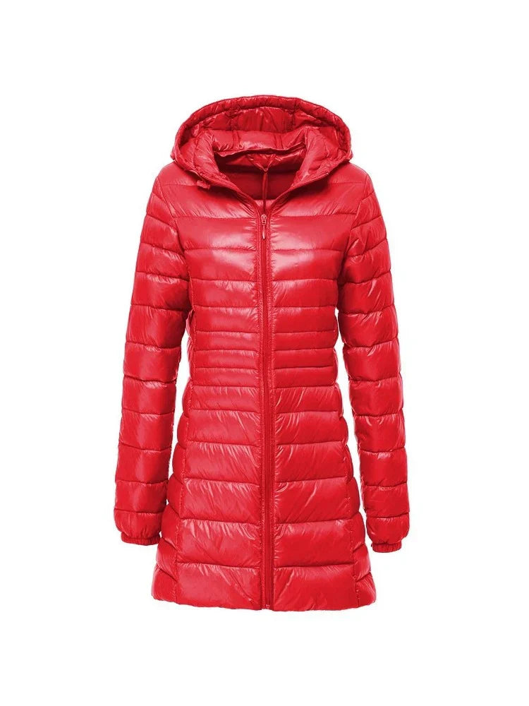 Adele – Manteau d'hiver long et matelassé pour femme